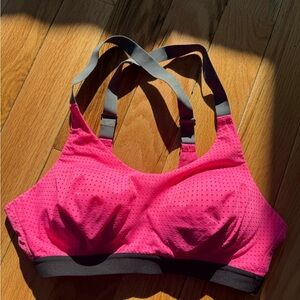 Pink and Gray Women's Victoria’s Sport Bra 34B